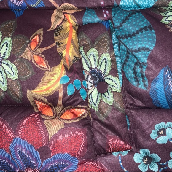 Avec Les Filles Printed Thermal Puff™ Hooded Puffer Jacket-Size M New - Picture 5 of 11